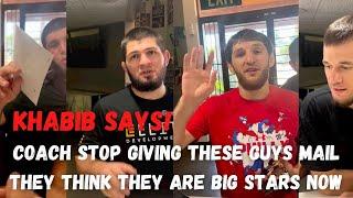 #Khabib stop giving  guys Mail - They think they are stars