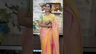 #Organza filling saree#shorts#ytshorts #shortsfeed #kiranmaisarees#hansithacreations#9441611012 #