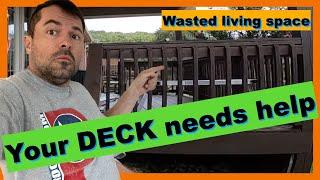 Your DECK could better serve you Convert covered deck to sunroom to use all four seasons