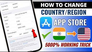 How To Change Country Region in App Store | How To Change Country in iPhone | Appleid Address Change