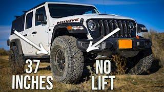 Good Idea or Not? 37s On A STOCK JEEP GLADIATOR