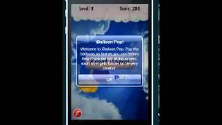 $30 Balloon Pop Source Code (Xcode Project) For iPhone/iPod