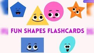 Shapes Flashcards For Kids 🟡