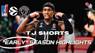 T.J. Shorts is BEST PG IN EUROPE??   24-25 EARLY Highlights [France Euroleague]