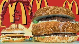 DIY MCDONALD'S GIANT BIG MAC CHALLENGE