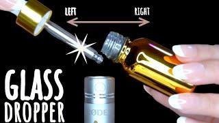 ASMR Pure Glass Droppers| Lid Sounds- Left Right & Center (No Talking)