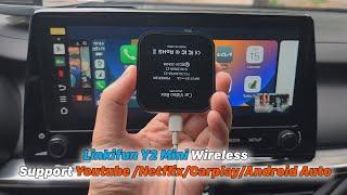 Linkifun Y2 Mini Wireless  Support Youtube /Netflix/Carplay/Android Auto