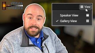 Zoom: Speaker View or Gallery View? | Visual Evidence FAQ 9