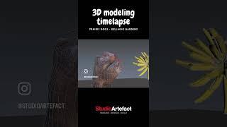 3D Modeling Timelapse - Prairie Dogs - Bellagio Gardens - By Studio Artefact