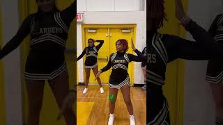 Guessing cheers w/o hearing the words + seeing the motions #cheerleading #highschoolbasketball