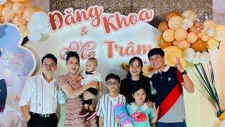 Gia đình Khương Dừa dự thôi nôi con trai Hồ Bích Trâm