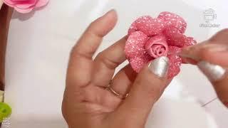 Glitter foam flower making [ *The Depictions*]