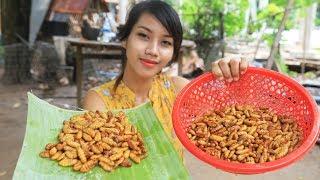 Yummy cooking coconut Worms recipe - Cooking skill