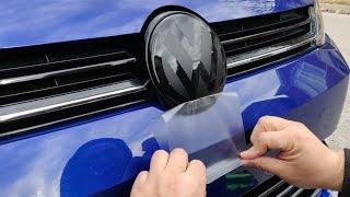 VW - MQB Smooth Front VW Emblem Badgeskin Overlay