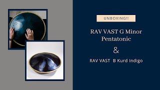 Rhythmic ASMR with RAV VAST Steel Tongue Drums: Unboxing G Minor Pentatonic & B Kurd Indigo