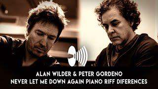 Depeche Mode - Never Let Me Down Again Piano Riff Diferences (Alan Wilder / Peter Gordeno)