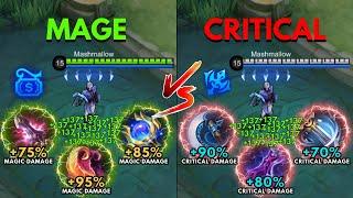 Aamon Mage Build vs Aamon Critical Build