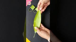 How to make mango leaf bag | Mango leaf craft | #shorts #youtubeshorts #viral