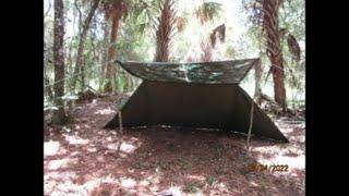 How to make a Whelen Tent from US Military Shelter Half - MUST SEE!!