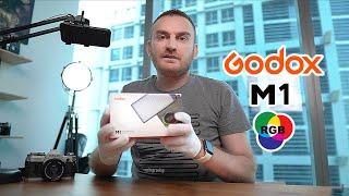 Godox M1 RGB LED Unboxing + Review   منتج رائع من قودوكس @Godox Photo Equipment Co. Ltd