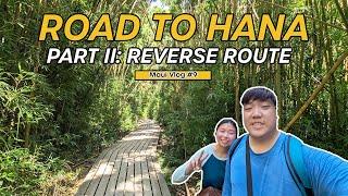 Hawaii's BEST Waterfall Hike in Maui | Bamboo Forest | Hamoa Beach | Reverse Road to Hana Back Trip