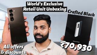 Buying Samsung Z Fold 6 in Crafted Black - World's Exclusive Unboxing 