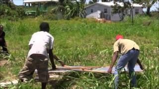 10FT Kite takes to the air in St. John - countryside of Barbados