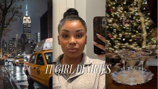 It girl diaries in NYC | Decorating for the holidays, shopping, giveaway & more | VLOGMAS DAY 2