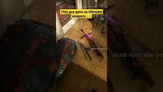This guy gave us ultimate weapons in dying light #dyinglightcoop #dyinglightgame #dyinglight2021