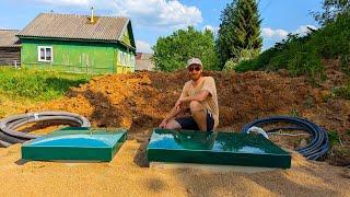 Gardening and a septic tank for a new house. Life in the village.