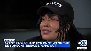 Be Someone bridge artist speaks after graffiti charge dropped