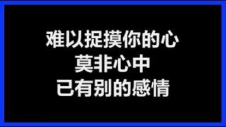 张洪量 - 《难以捉摸你的心》 [歌词]