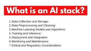 What is an AI stack? - artificial intelligence