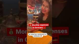 Monthly Expenses in Germany - Cost of Living #shorts