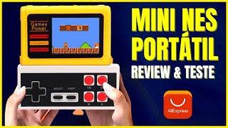 Mini Nes Portátil com Tela Destacável Bom e Barato do AliExpress - K20 MINI