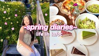 Spring Diaries: beach day, bleaching eyebrows?! eating good, getting pied