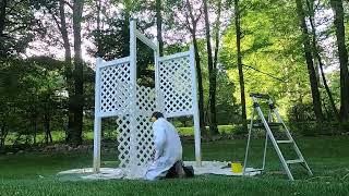 Woodworking Job: Garden Trellis