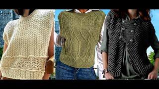 Клевыежилеты вязаные, кофта-жилет, безрукавки.Coolknitted vests, sweater vests, sleeveless vests.