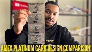 ALL Amex Platinum Card Designs Comparison!