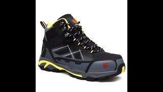 Steel Toe Boots,Mens Work Safety Outdoor Protection Footwear Industrial and Construction Boots