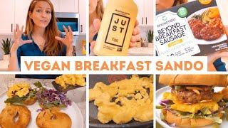 Epic Vegan Breakfast Sandwich (So Good!!)