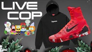 LIVE COP SUPREME BOX LOGO, KOBE 9 ELITE & CPFM SPONGEBOB