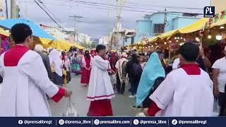 Guatemaltecos visitan el Santuario de la Virgen de Guadalupe este 12 de diciembre