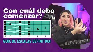 EN QUE ORDEN DEBES ESTUDIAR LAS ESCALAS en la GUITARRA?