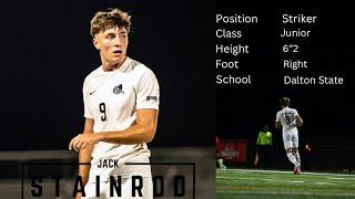 Jack Stainrod | Striker | #1 ranked Dalton State College | NAIA | Highlights