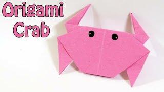 cara buat origami kepiting mudah ll kertas lipat origami easy animal
