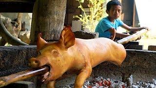 Village Lechon in Pampanga (BETTER THAN CEBU?!) My FAVORITE food in the Philippines!!