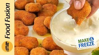 Tandoori Chicken Nuggets Make and Freeze Ramadan Special Recipe by Food Fusion