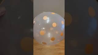 Spinning Hex Nuts Inside a Balloon in Slow Motion #physics #experiment #shorts