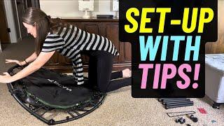 BCAN Rebounder Trampoline Full Assembly with TIPS, Demo & Review!